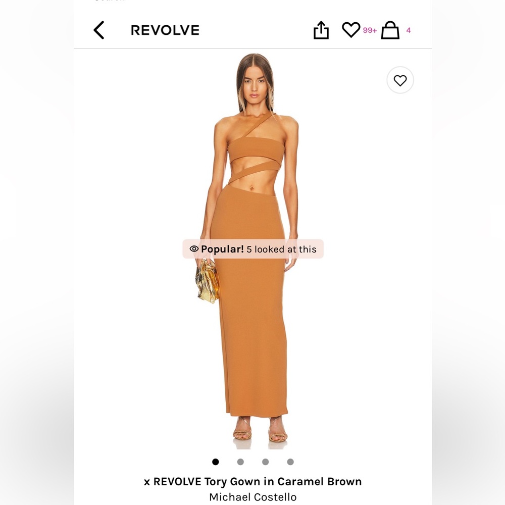 Michael Costello Cutout Dress